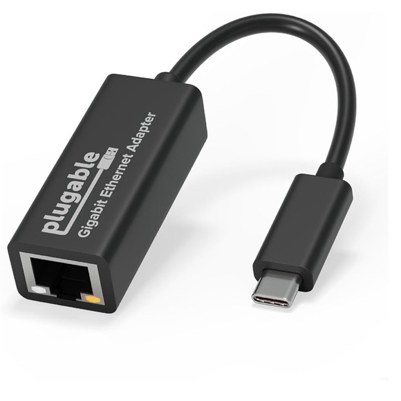 Plugable USB C to Ethernet Adapter, Fast and Reliable Thunderbolt - Picture 2 of 7